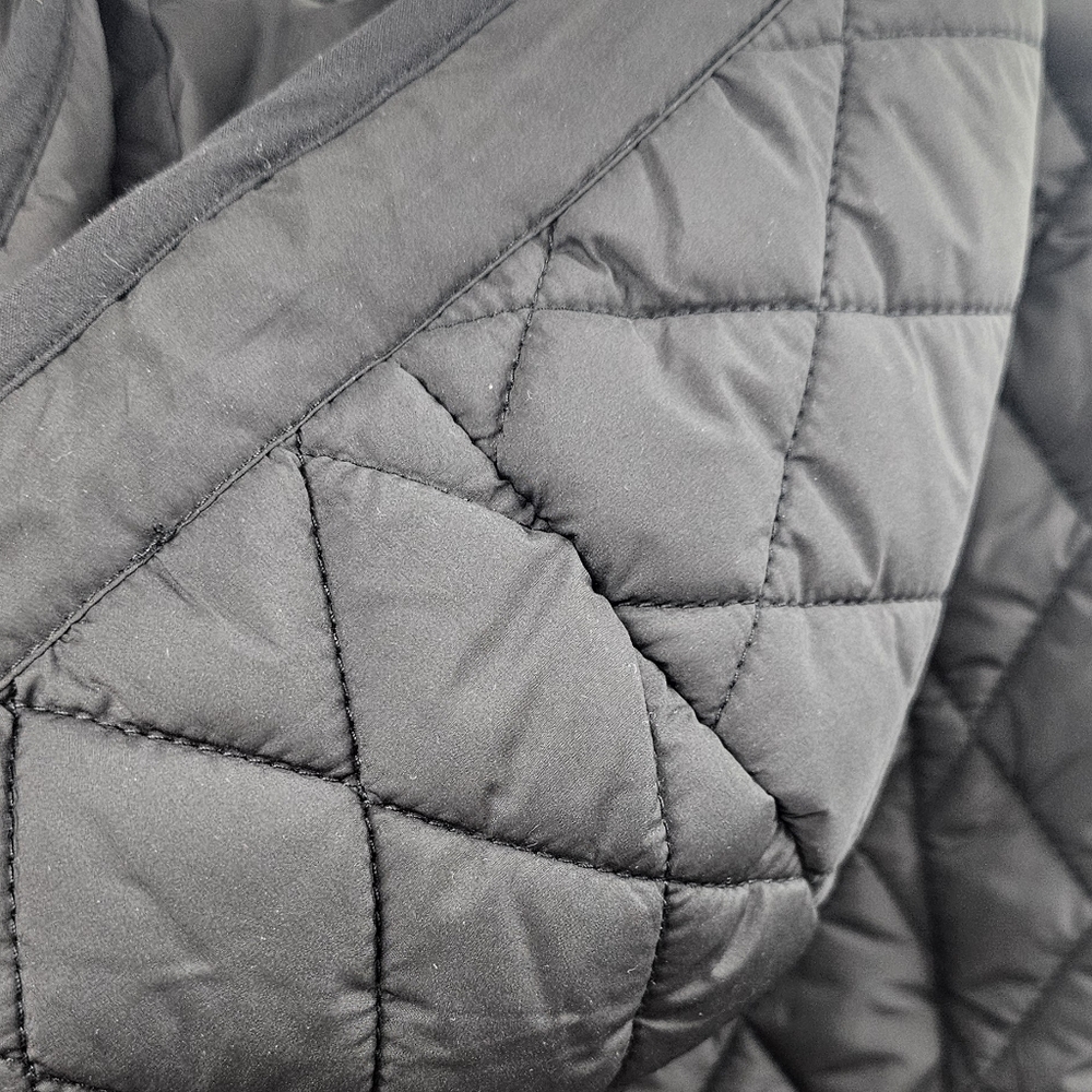 Bernardo Black Puffer Jacket with Quilted Design - Picture 13 of 16